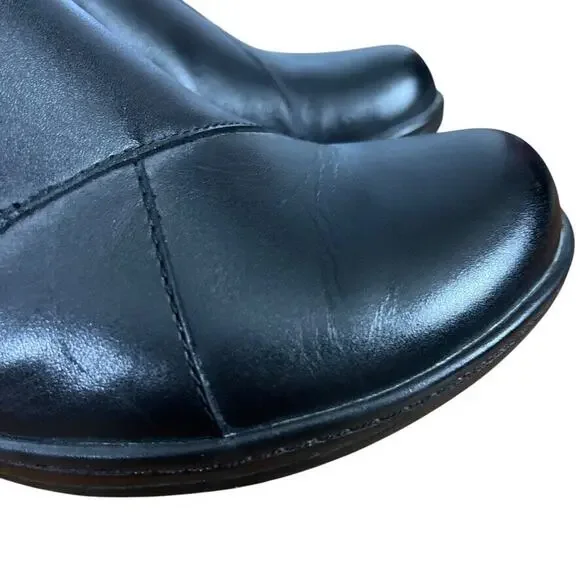 Clarks Black Leather Mules - Picture 13 of 16